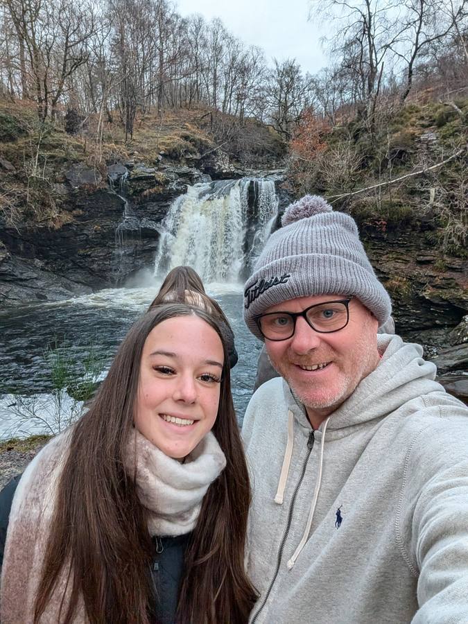 Chris & Abigail — Falls of Falloch, Scotland