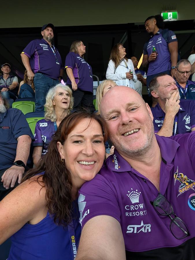 Chris & Sarah — Melbourne Storm