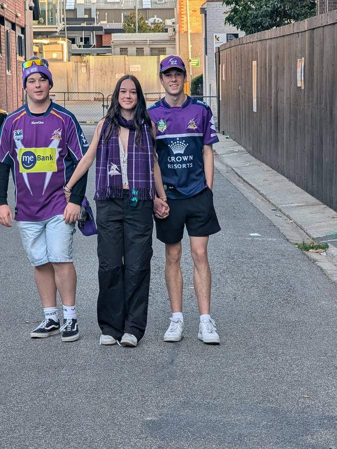 Ben, Charlie & Abigail — Storm fans